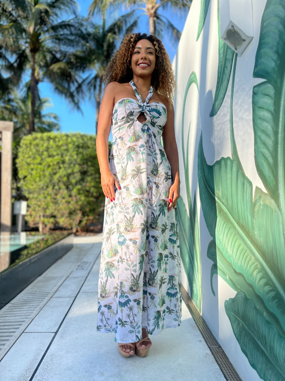 Vestido Largo Oysho Vestidos Playeros Vestidos Largos Outfits Para