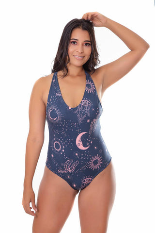 Full bathing suit 3028| One piece Swimwear 3028