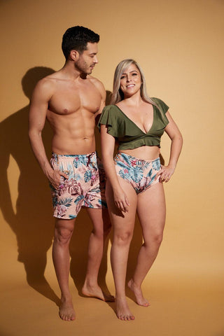 Vestido de Baño alto Dos Piezas 0504 | Two pieces  Swimwear 0504