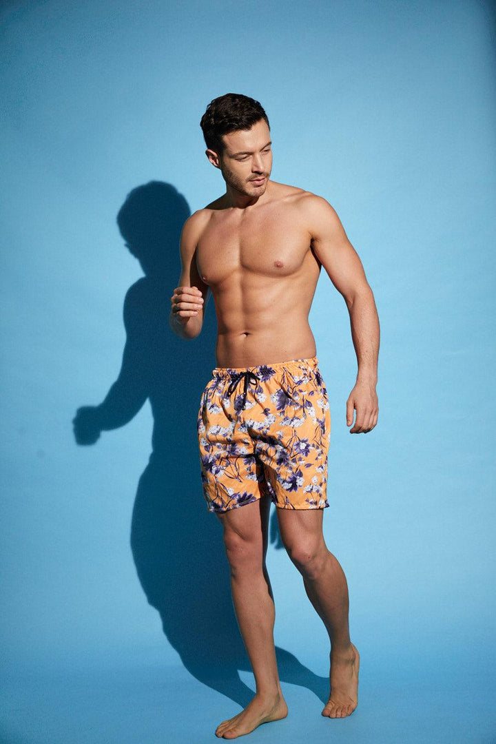 Pantaloneta de Hombre - 0515 | Men's Swim Trunks Quick Dry Shorts with Pockets 0515 - Piel Canela Vestidos de baño Colombia