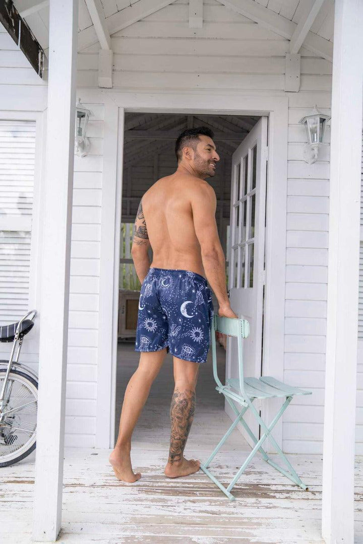 Pantaloneta de Hombre 96 | Men's Swim Trunks Quick Dry Shorts with Pockets 96 - Piel Canela Vestidos de baño Colombia