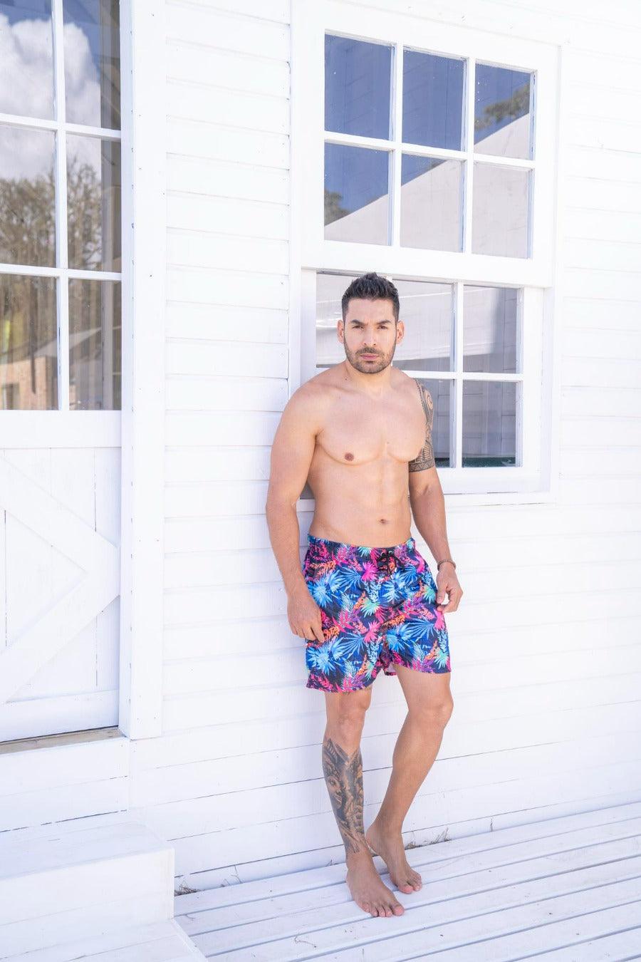 Pantaloneta de Hombre | Men's Swim Trunks Quick Dry Shorts with Pockets