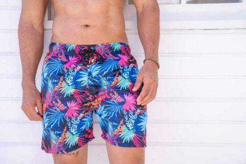 Pantaloneta de Hombre | Men's Swim Trunks Quick Dry Shorts with Pockets