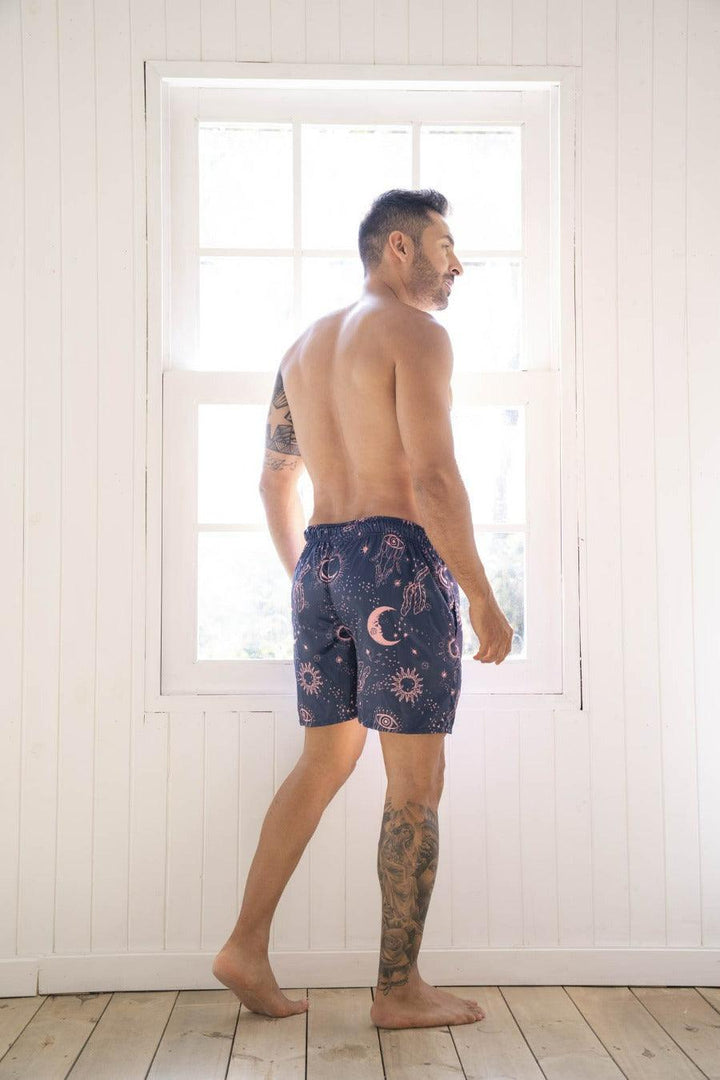Pantaloneta de Hombre 00 | Men's Swim Trunks Quick Dry Shorts with Pockets 00 - Piel Canela Vestidos de baño Colombia