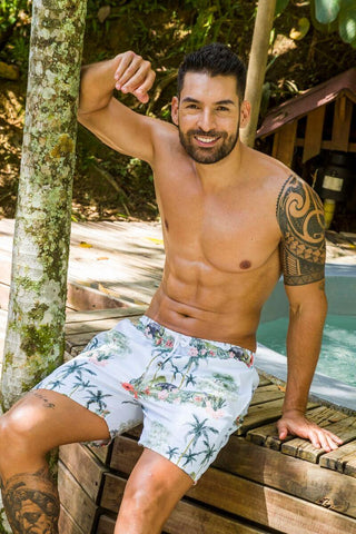 Pantaloneta de Hombre - 0502 | Men's Swim Trunks Quick Dry Shorts with Pockets 0502