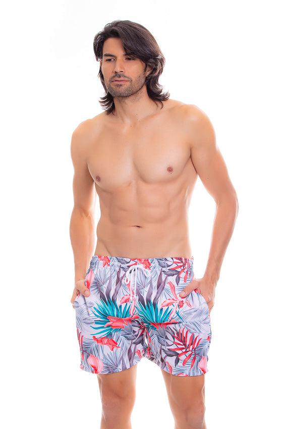 Pantaloneta de Hombre y niño 07 | Men's Swim Trunks Quick Dry Shorts with Pockets 07 - Piel Canela Vestidos de baño Colombia