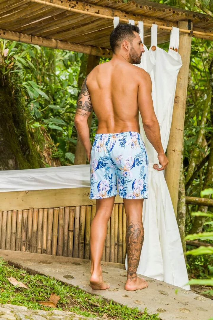 Pantaloneta de Hombre - 0509 | Men's Swim Trunks Quick Dry Shorts with Pockets 0509 - Piel Canela Vestidos de baño Colombia